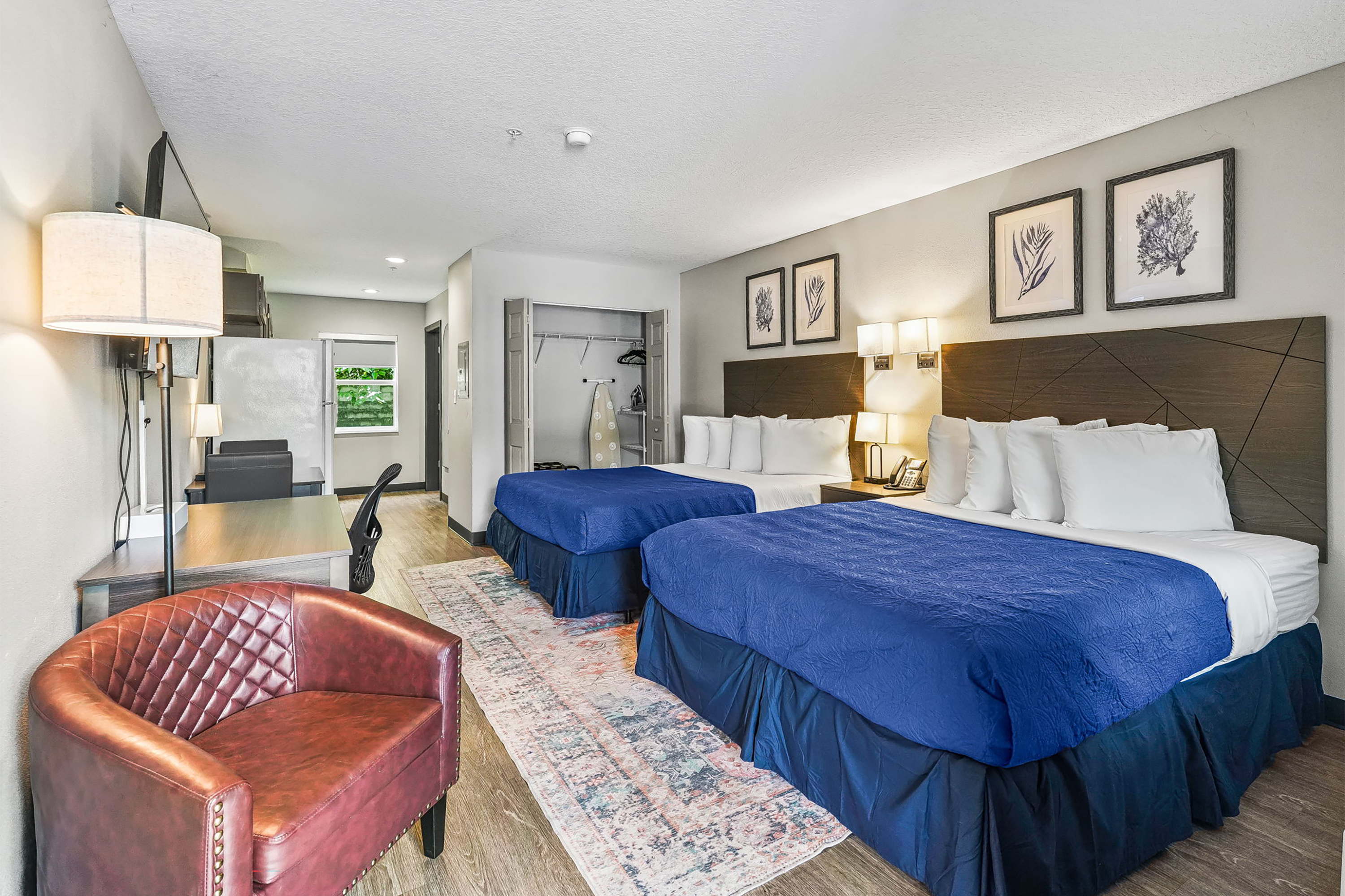 Guest room at the Baymont by Wyndham Ocala Suites in Ocala, Florida